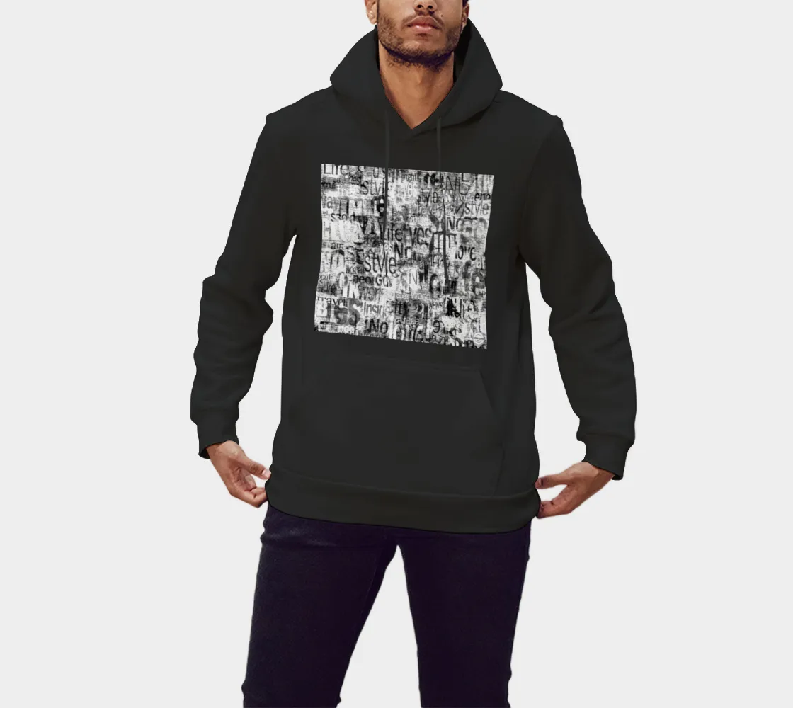 B&W Unisex Hoodie