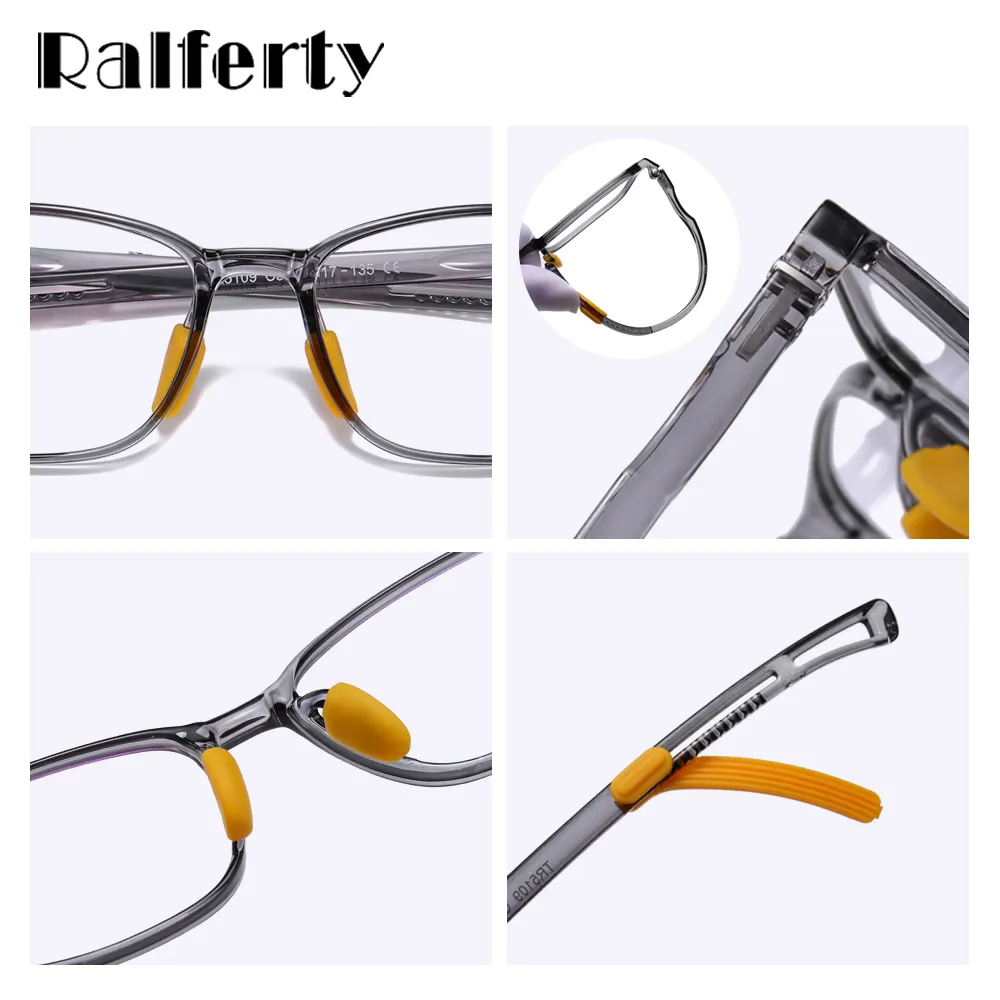 Ralferty Kids' Eyeglasses Flexible Tr90 D5109